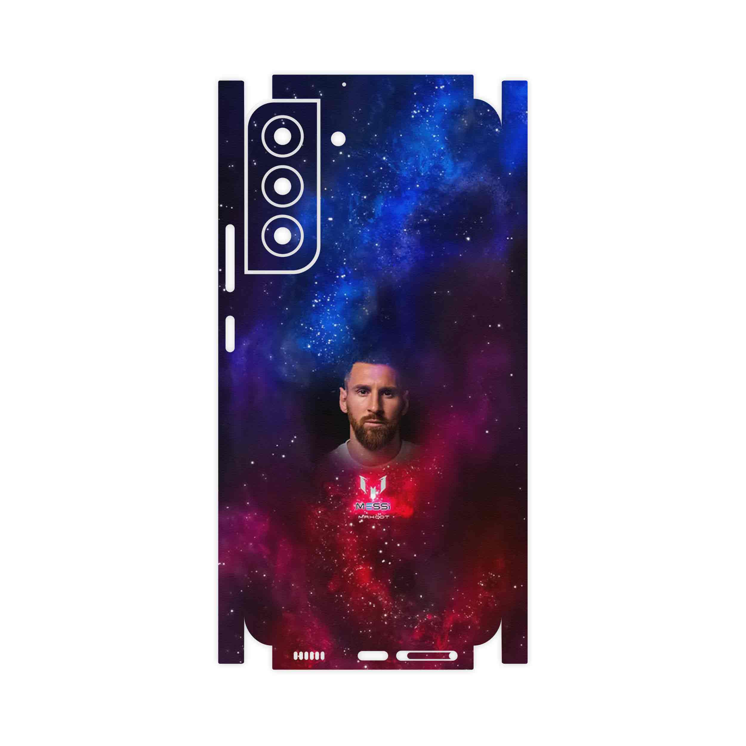 برچسب پوششی ماهوت مدل Lionel Messi 1-FullSkin مناسب برای گوشی موبایل سامسونگ Galaxy S22 Plus 5G