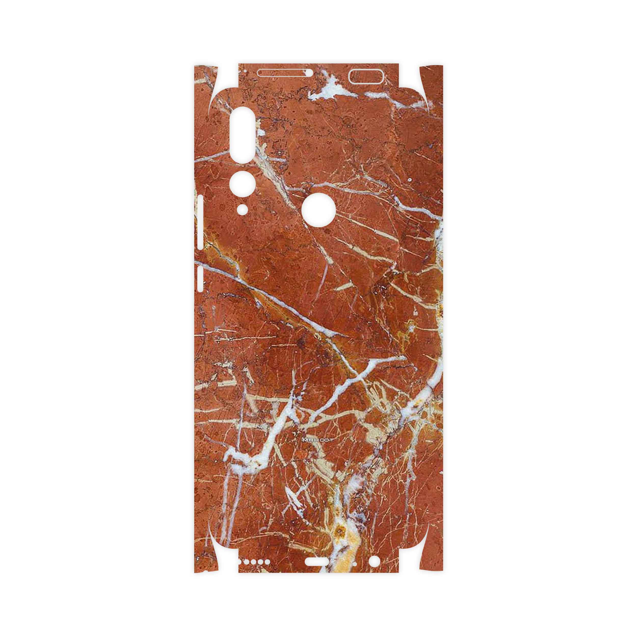 برچسب پوششی ماهوت مدل Red Marble-FullSkin مناسب برای گوشی موبایل هوآوی Y9 Prime 2019