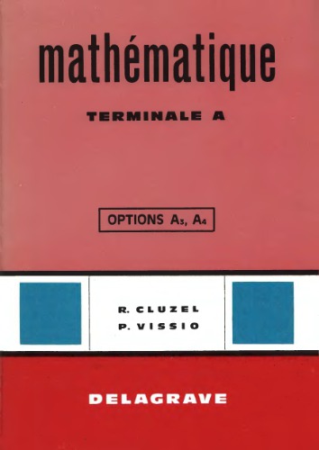 خرید و دانلود نسخه کامل کتاب Mathématique Terminale A
