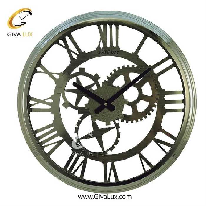 ساعت دیواری اورجینال آرتمیس آلیاژ فلزی نقره ای| کد رفرنس 12522، مدل: 2017Silver