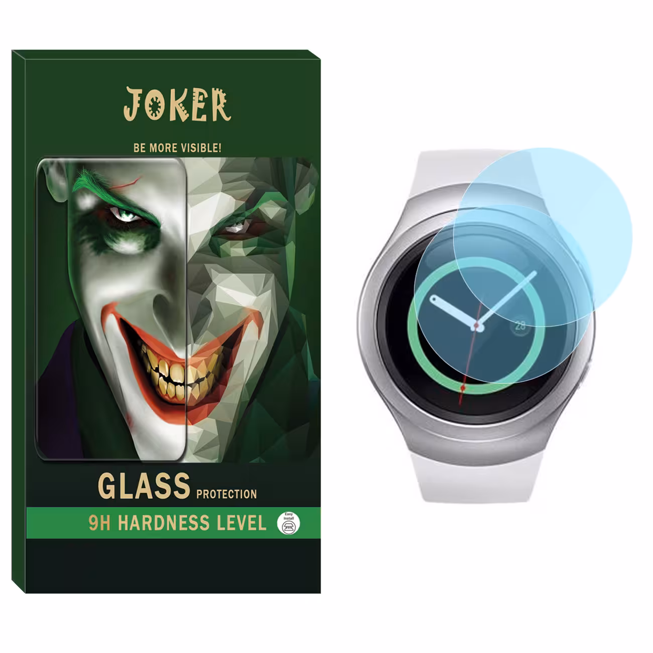 محافظ صفحه نمایش نانو جوکر مدل NJK مناسب برای ساعت هوشمند سامسونگ Galaxy Watch Gear S2 بسته دو عددی