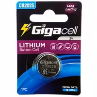 باتری سکه گیگاسل مدل CR2025   