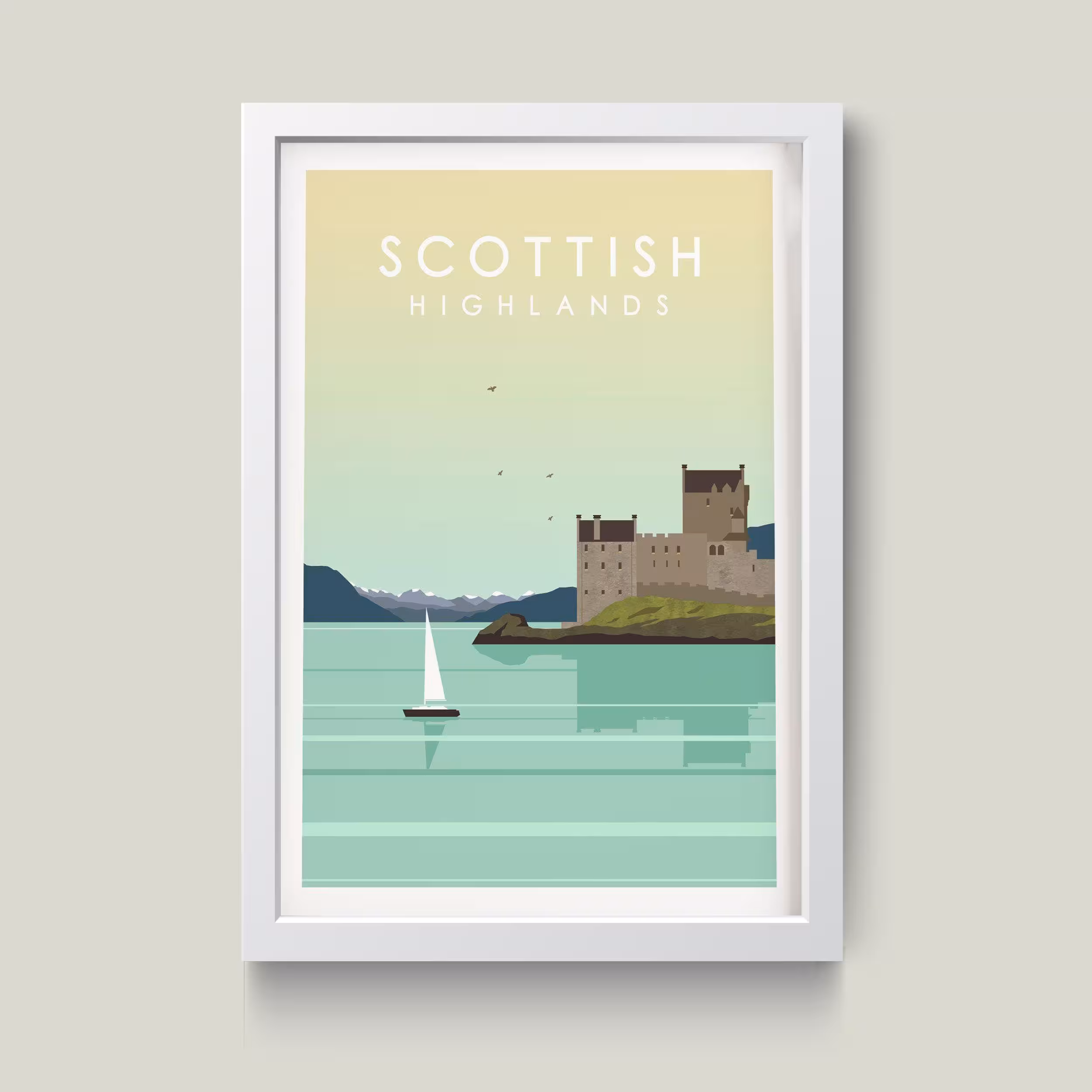 تابلو مدل Scottish کدm2624-w
