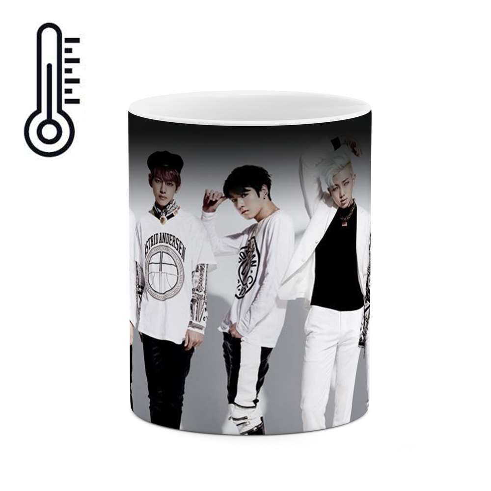 ماگ حرارتی طرح گروه موسیقی کره ای - کی پاپ -Kpop مدل mgph14382