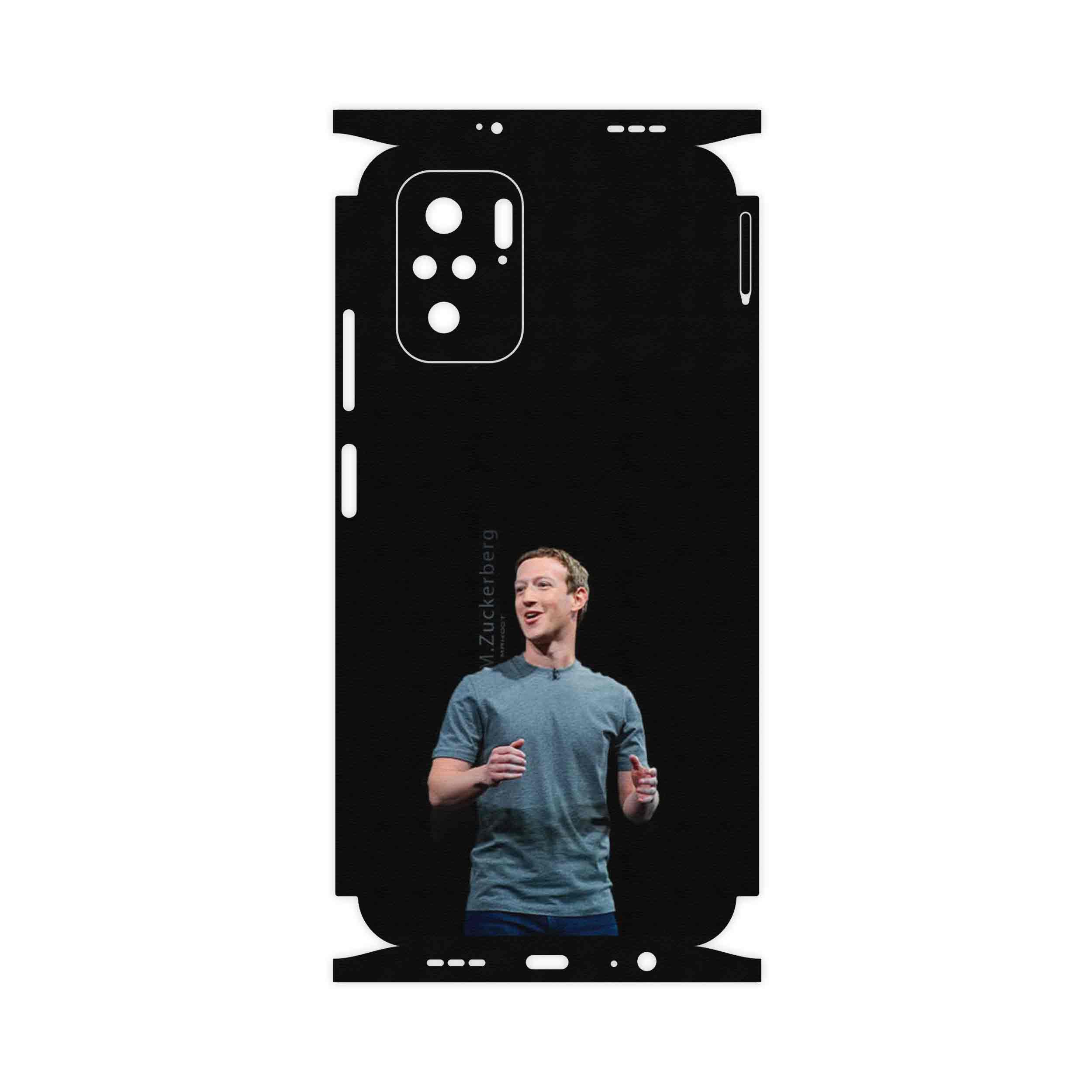 برچسب پوششی ماهوت مدل Mark_Zuckerberg-FullSkin مناسب برای گوشی موبایل شیائومی Poco M5s