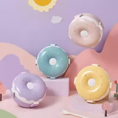 ظرف غذا طرح دونات