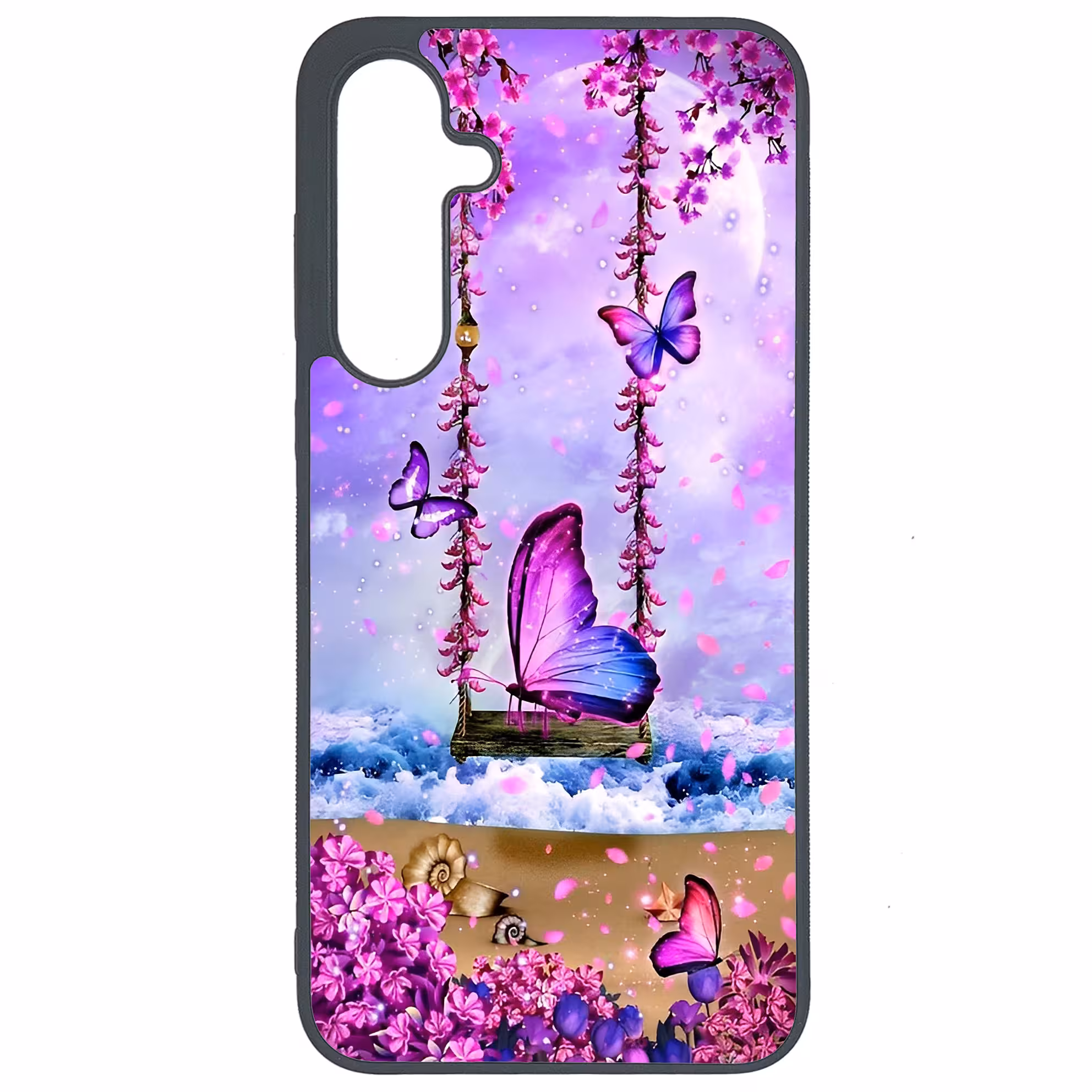 کاور طرح پروانه کد G-028 مناسب برای گوشی موبایل سامسونگ Galaxy A35 | دیجی قاب دونی