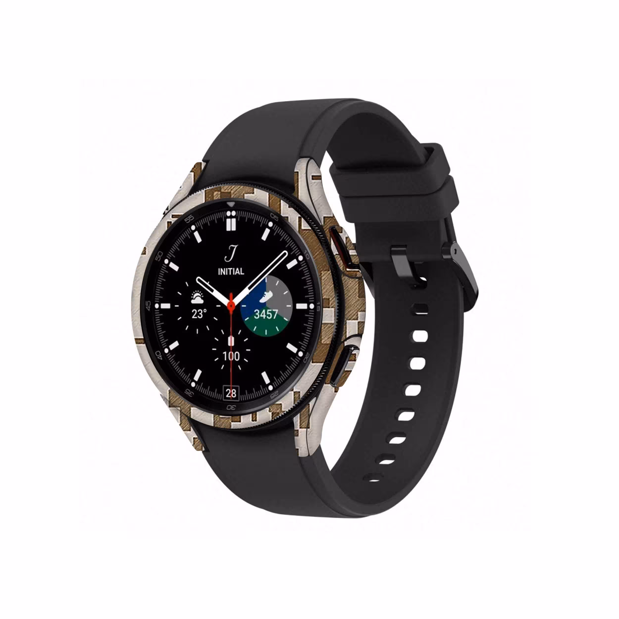 برچسب ماهوت طرح Army Desert Pixel مناسب برای ساعت هوشمند سامسونگ Watch4 Classic 42mm