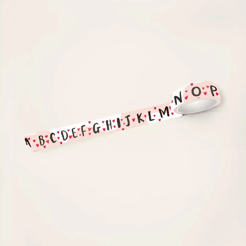 چسب نواری مریخ مدل واشی alphabet.