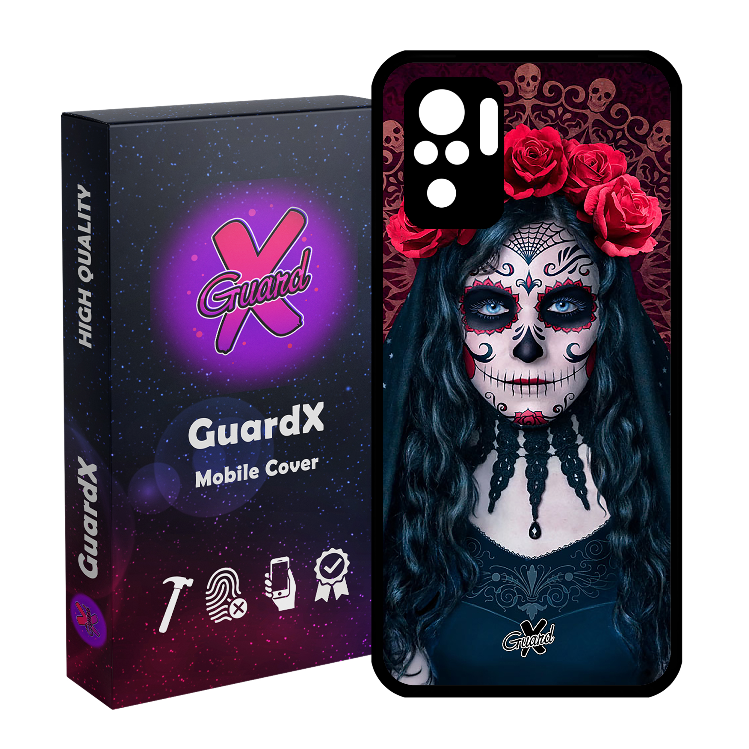 کاور گارد ایکس طرح Bride مدل Glass10062 مناسب برای گوشی موبایل شیائومی Redmi Note 10 4G / Note 10S