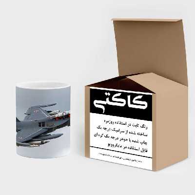ماگ کاکتی طرح هواپیمای جنگنده مدل mgh20404