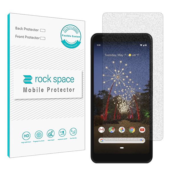 گلس گوگل Pixel 3a مدل نانو هیدروژل مات برند راک اسپیس کد S