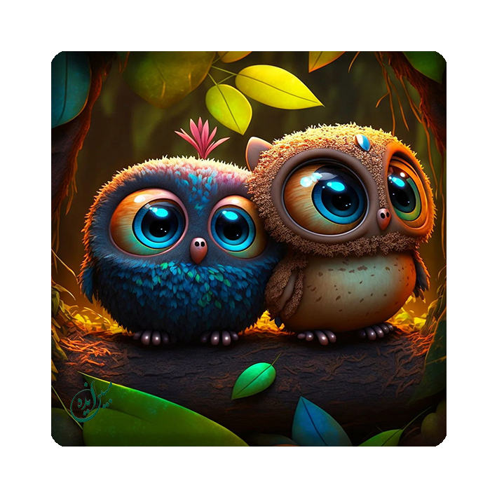 کاشی مبین ایده مدل جغد kh10 کد 1596