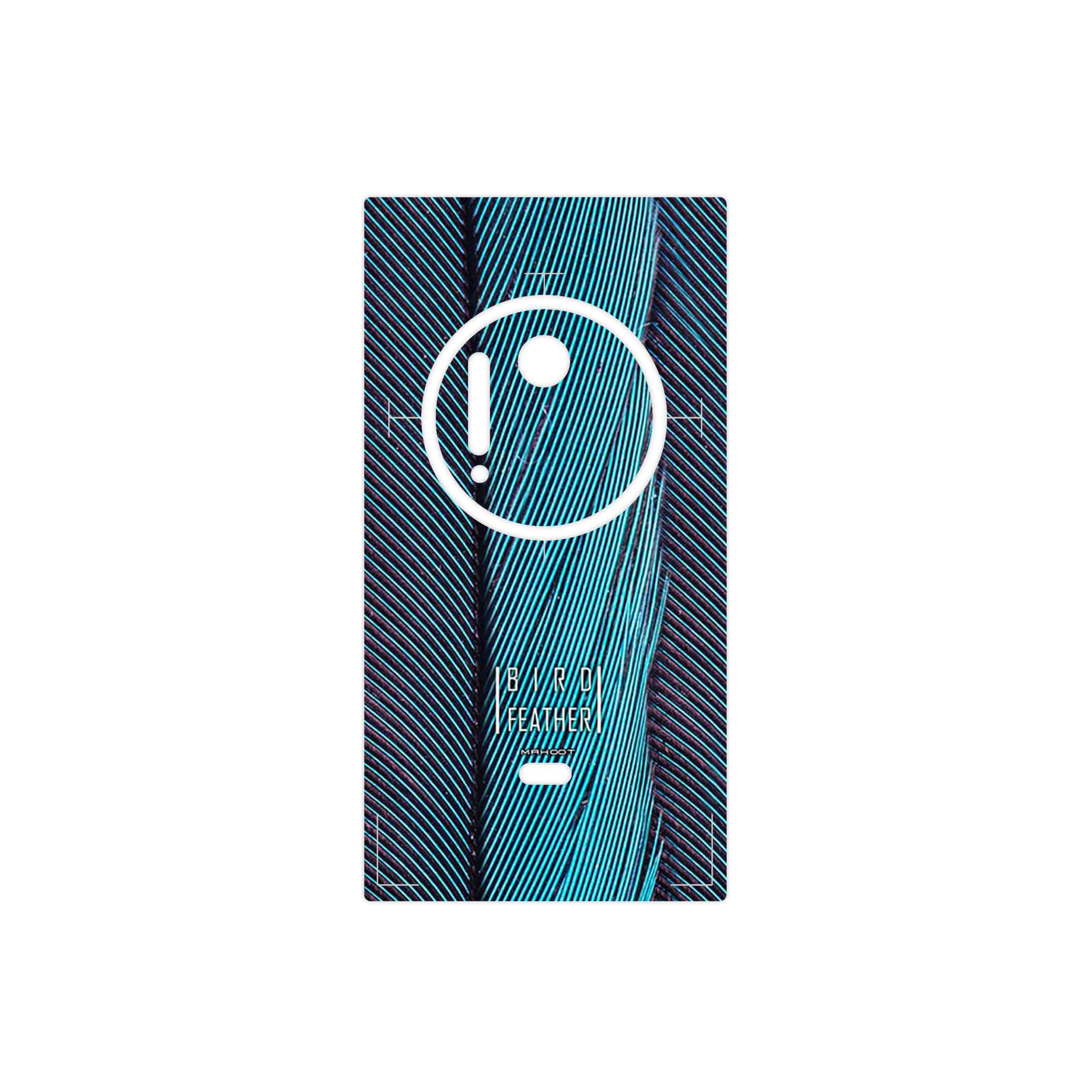 برچسب پوششی ماهوت مدل Turquoise feathers مناسب برای گوشی موبایل نوکیا Lumia 1020