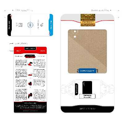 برچسب پوششی ماهوت مدل Amazon مناسب برای گوشی موبایل سامسونگ Galaxy M02