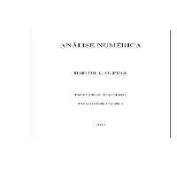 خرید و دانلود نسخه کامل کتاب Análise Numérica: Fundamentos da Aritmética Computacional e Métodos Numéricos para a Resolução de Problemas