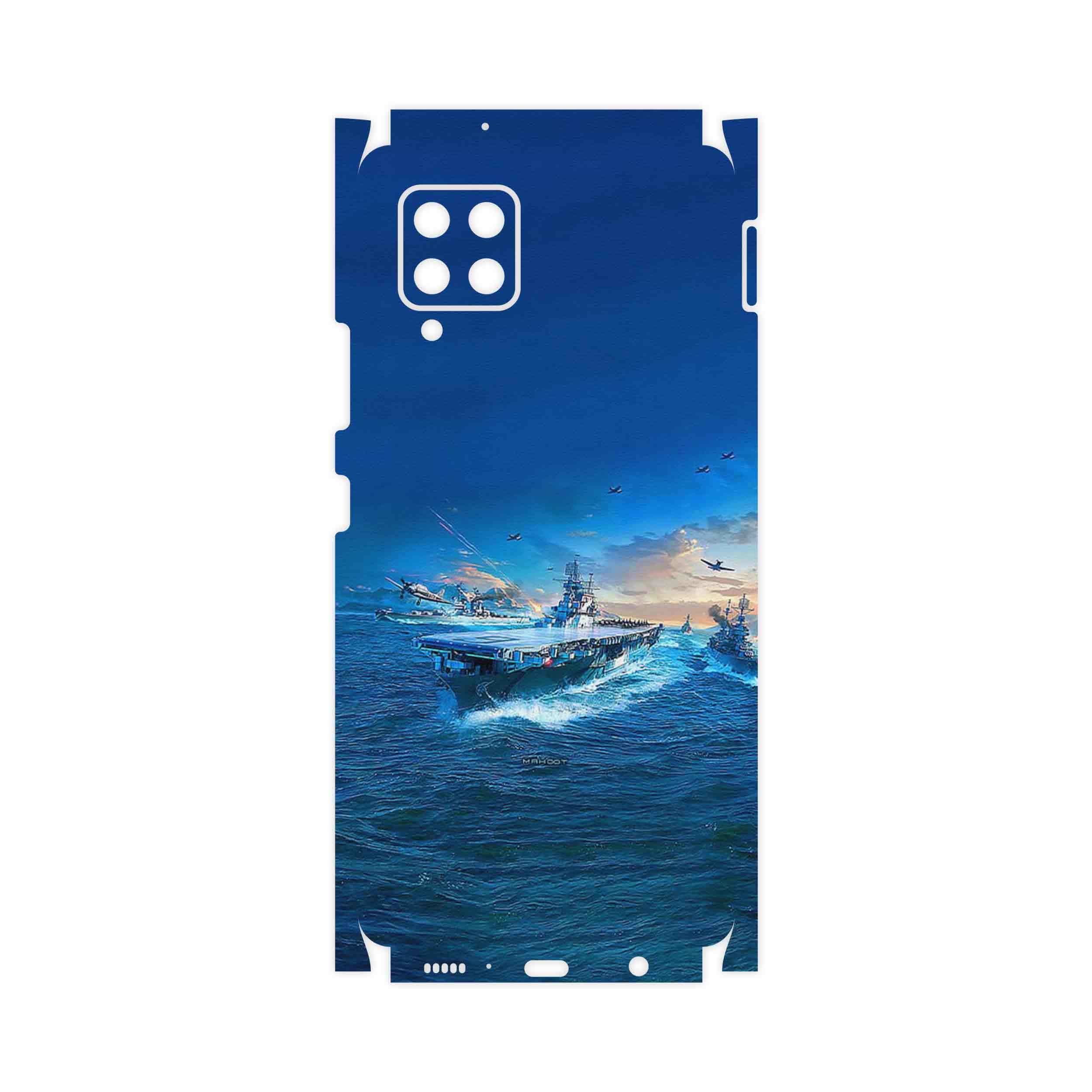 برچسب پوششی ماهوت مدل Warship-FullSkin مناسب برای گوشی موبایل سامسونگ Galaxy A42