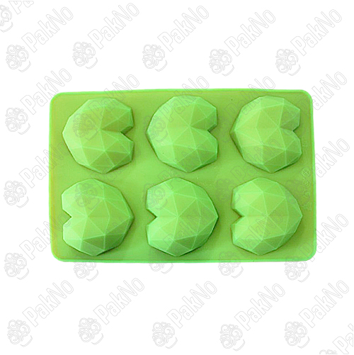 قالب سیلیکونی قلب سورپرایز 6 تایی