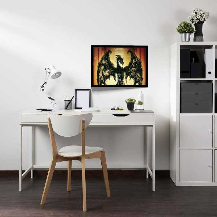 تابلو مدل dragon of ashes کد F-12005