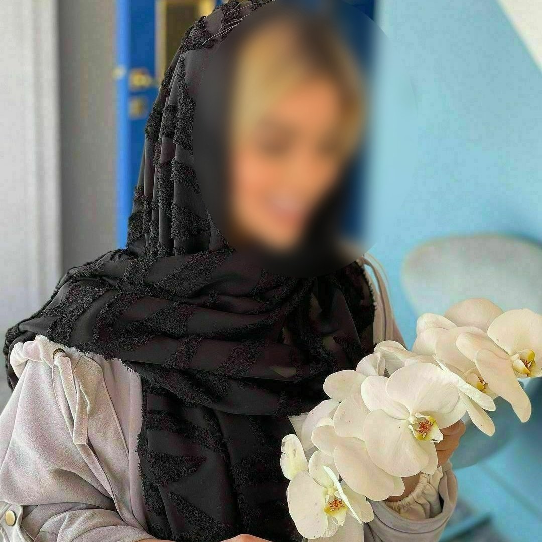 شال مشکی مجلسی یاخما طرح شمشیری