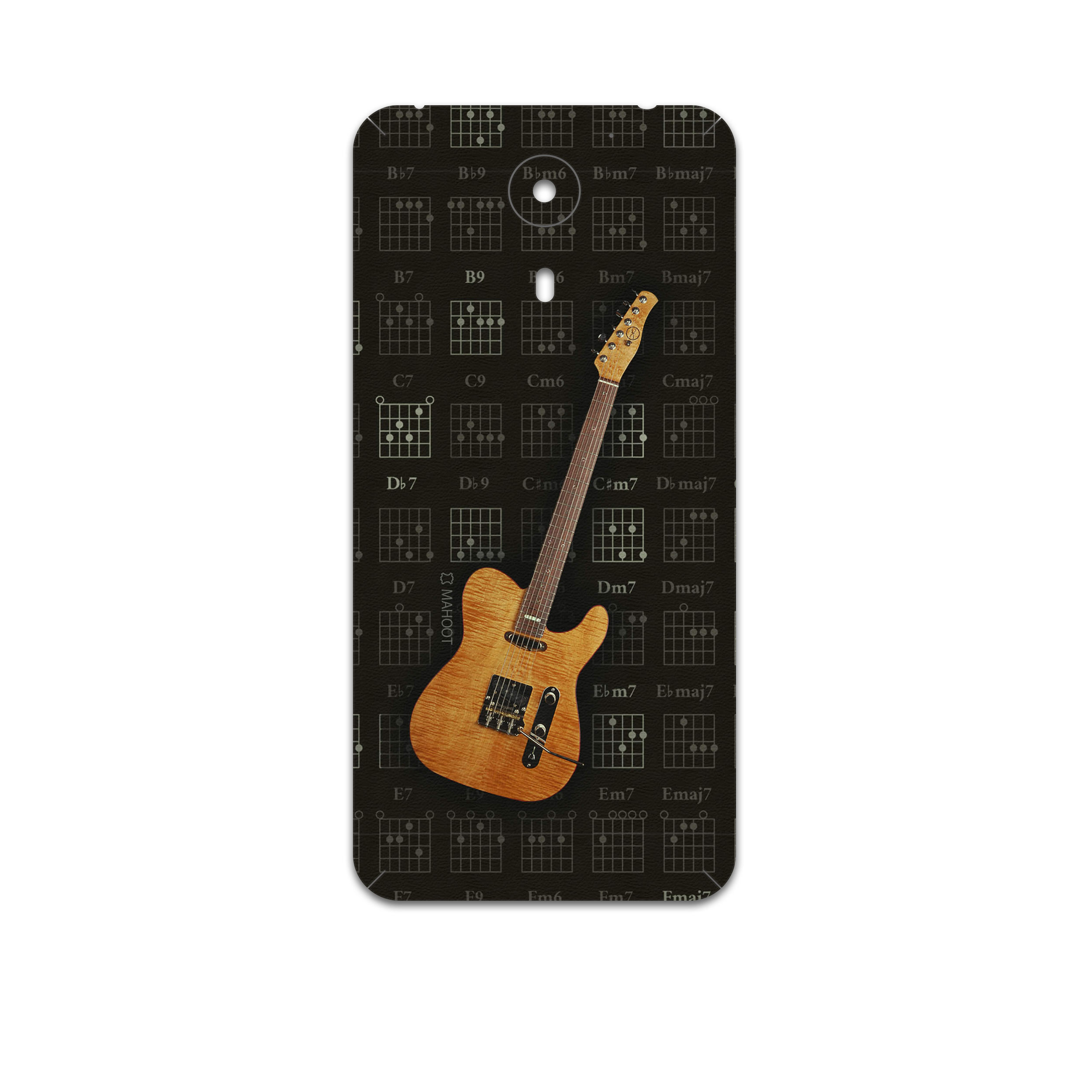 برچسب پوششی ماهوت مدل Guitar-Instrument مناسب برای گوشی موبایل جی ال ایکس Aria