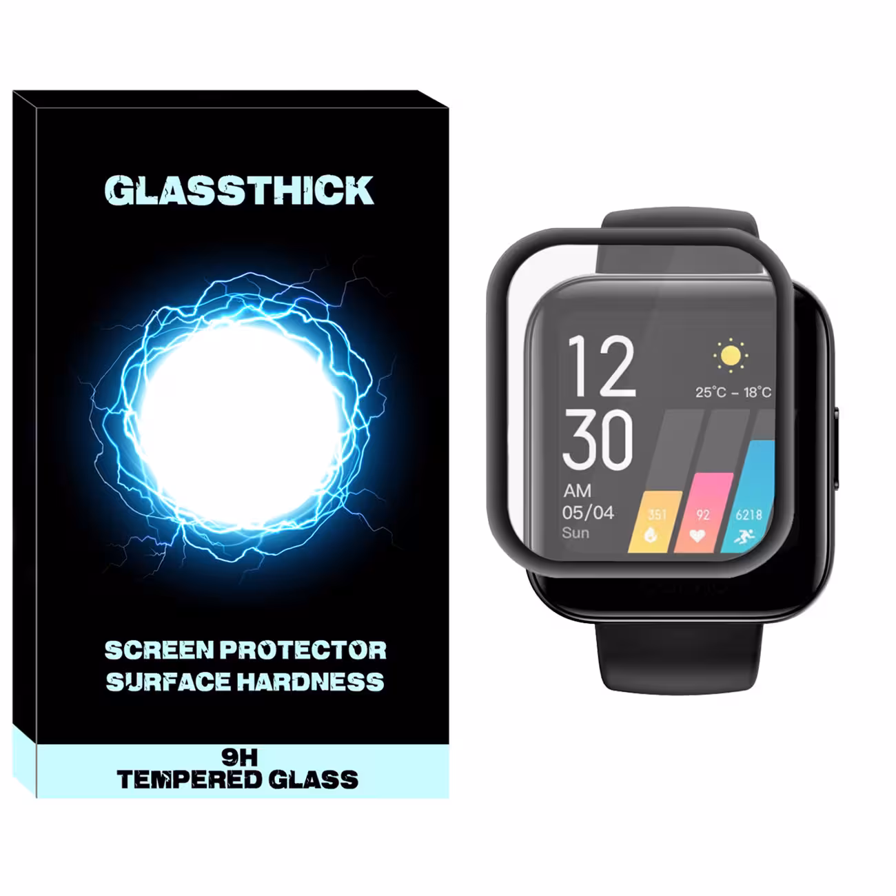 محافظ صفحه نمایش نانو گلستیک مدل NGL مناسب برای ساعت هوشمند شیائومی Realme Watch