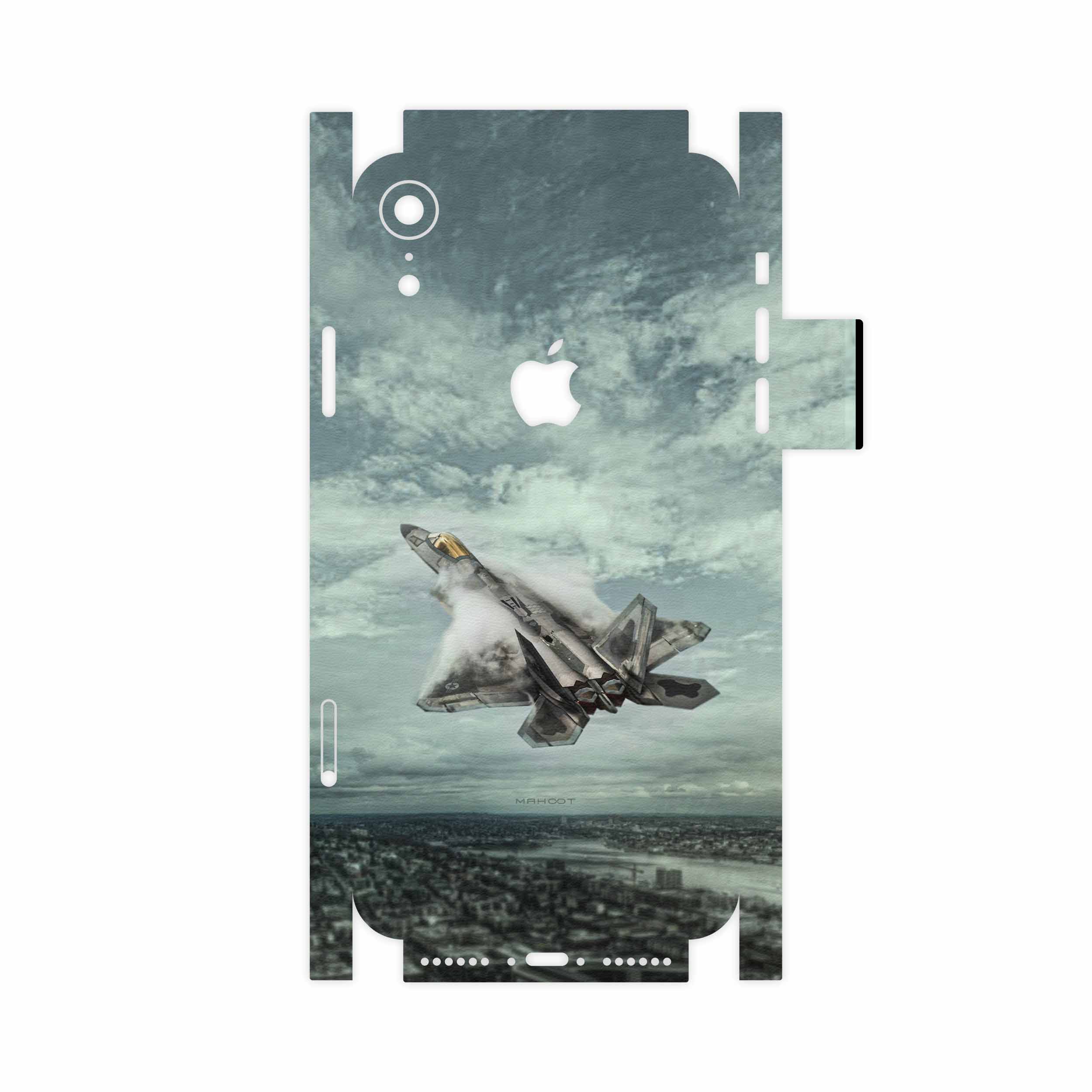 برچسب پوششی ماهوت مدل F-22 Raptor-FullSkin مناسب برای گوشی موبایل اپل iPhone XR