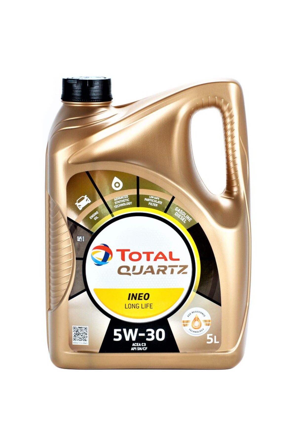 روغن و مکمل موتور کوارتز INEO LONG LIFE 5W30 2023 5L توتال اورجینال Total