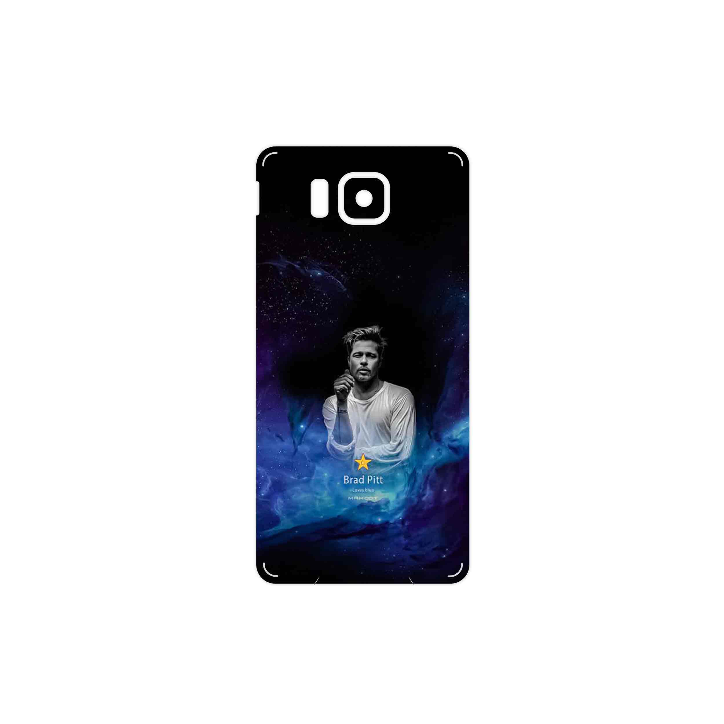 برچسب پوششی ماهوت مدل Brad Pitt مناسب برای گوشی موبایل سامسونگ Galaxy Alpha