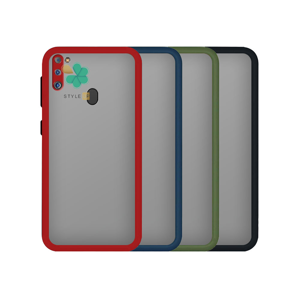 کاور گوشی پشت مات محافظ لنزدار مناسب Samsung Galaxy M21 2021