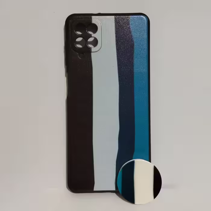 کاور کد 1777 مناسب برای گوشی موبایل سامسونگ   Galaxy A12 به همراه پایه نگهدارنده