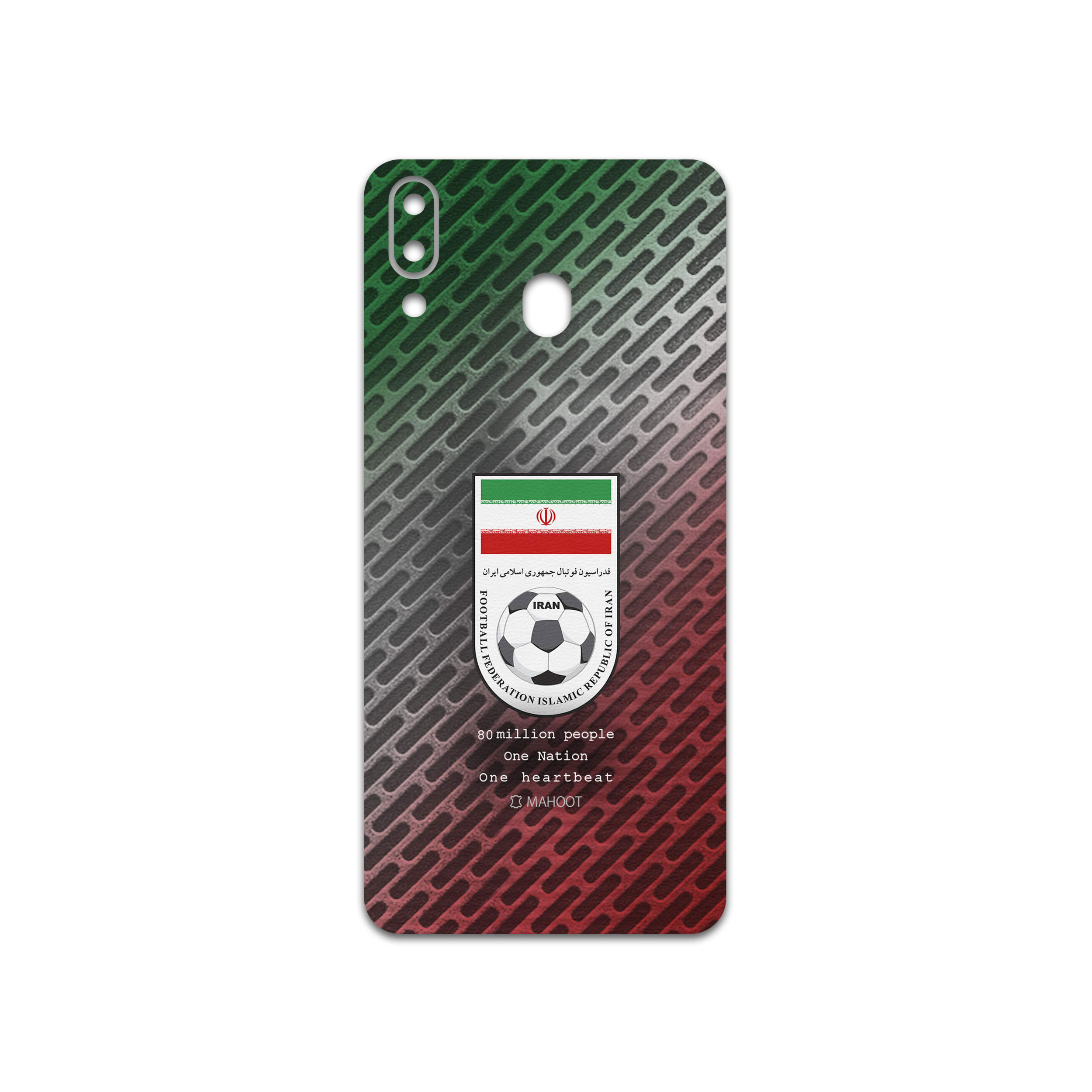 برچسب پوششی ماهوت مدل Iran-National-Football-Team مناسب برای گوشی موبایل سامسونگ Galaxy M20