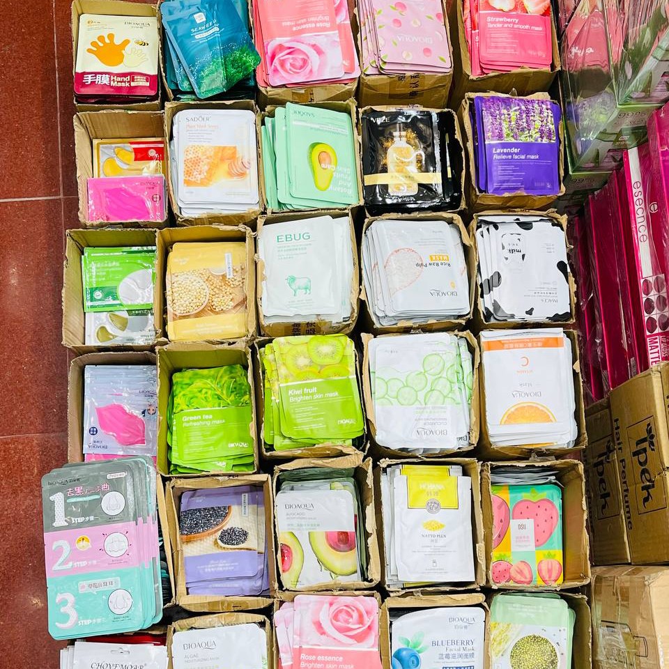 انواع ماسک ورقه ای با عصاره های مختلف