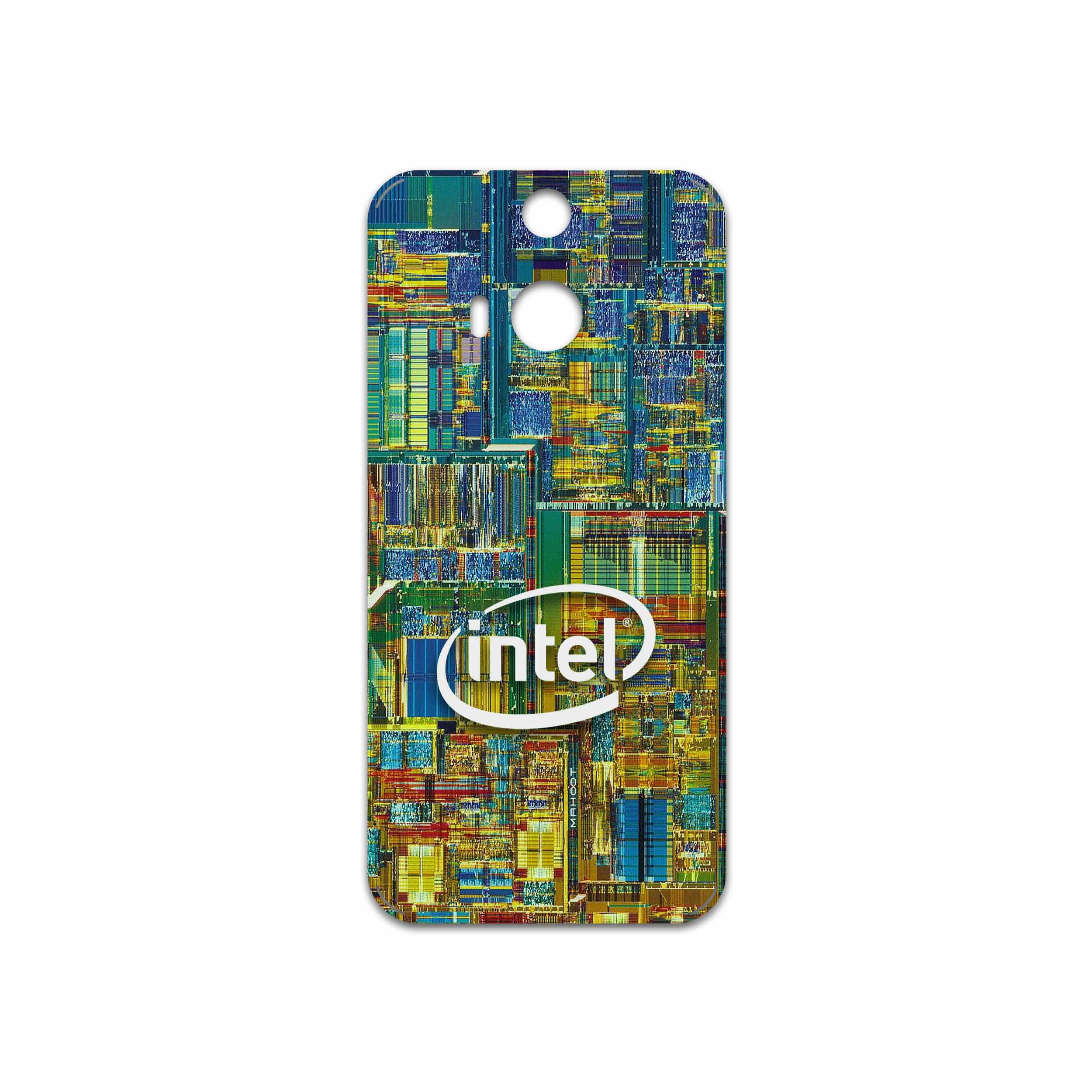 برچسب پوششی ماهوت مدل Intel Brand مناسب برای گوشی موبایل اچ تی سی Butterfly 2