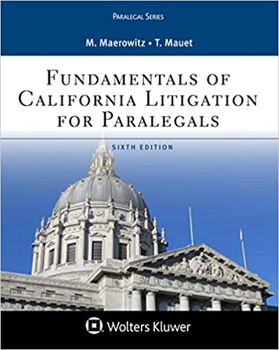 خرید و دانلود نسخه کامل کتاب Fundamentals of California Litigation for Paralegals (6th Edition) - Pdf