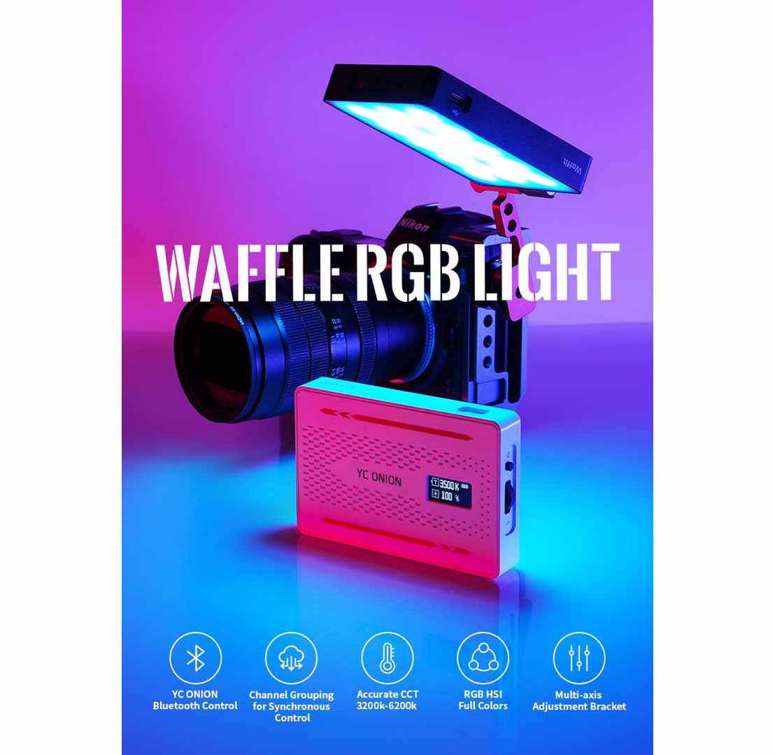 خرید چراغ روشنایی Waffle LED Light RGB با بهترین قیمت