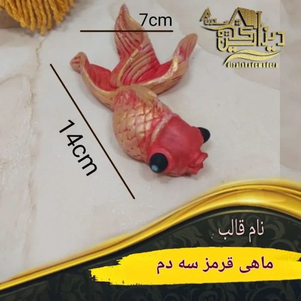 قالب ماهی قرمز سه دم