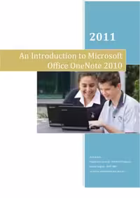 خرید و دانلود نسخه کامل کتاب An Introduction to Microsoft Office OneNote 2010