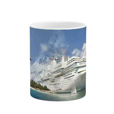 ماگ طرح کشتی مدل mgs07579