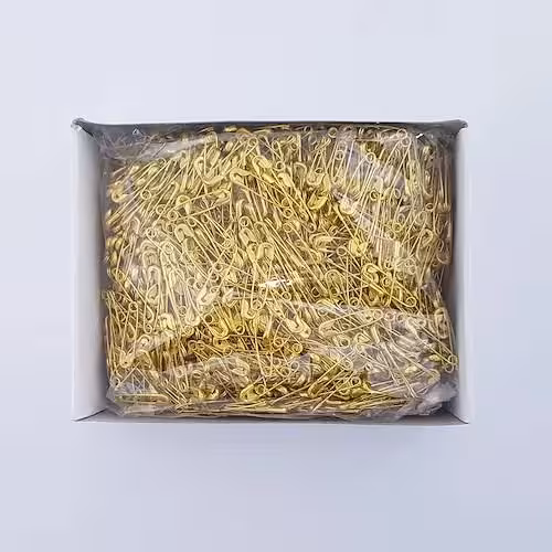 سنجاق فله ای ریز 000 طلایی