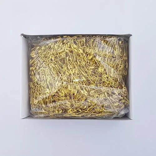 سنجاق فله ای ریز 000 طلایی