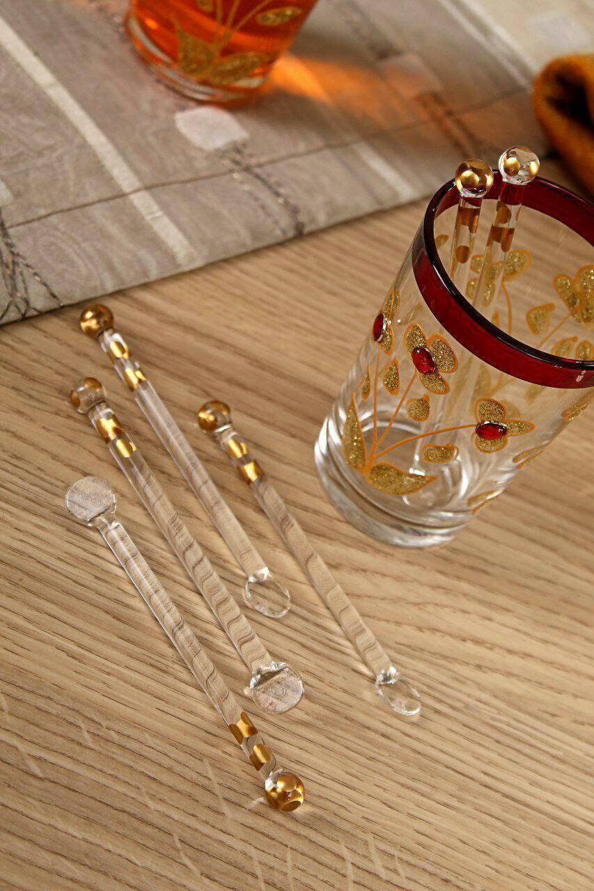 همزن چایی توپی طلایی