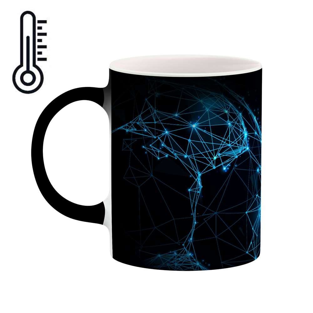 ماگ حرارتی کاکتی طرح توپ فوتبال مدل mgh12438