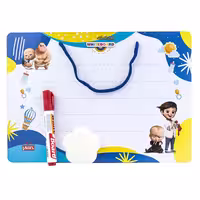 تخته وایت برد چوبی طرح بچه رییس ویان