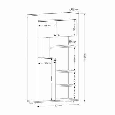 کتابخانه مدل DLF32L