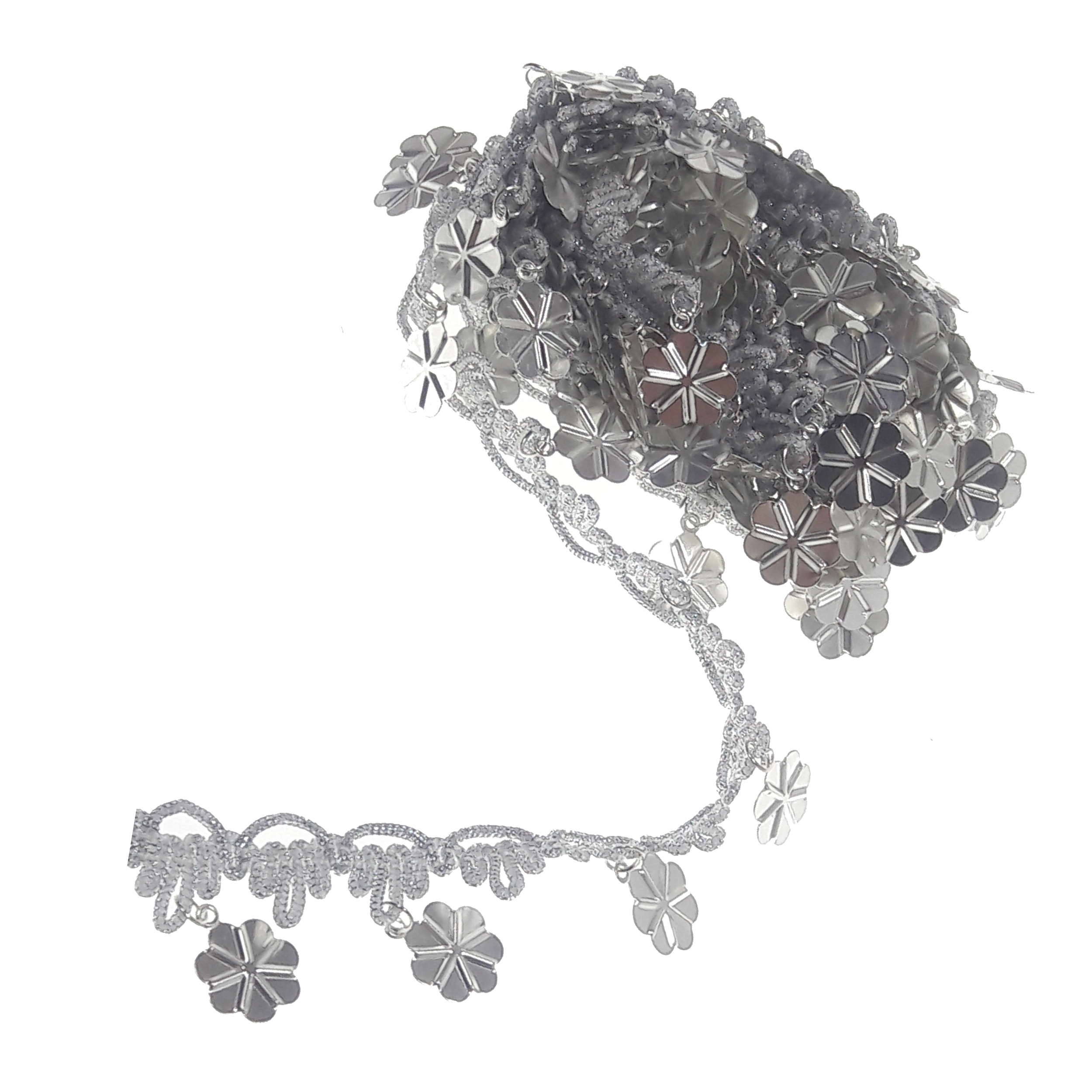 نوار یراق مدل سکه ای کد Y5581 طول 2.6 متر