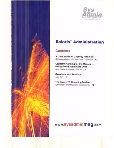 خرید و دانلود نسخه کامل کتاب Sys Admin, Supplement 2003: Solaris Administration
