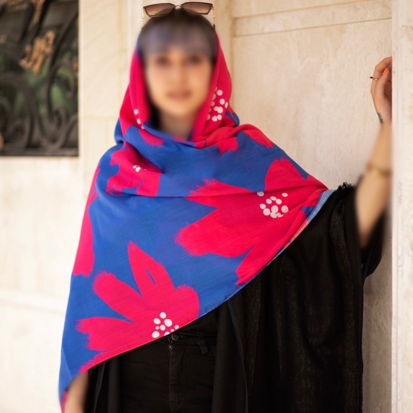روسری طرح کاملیا