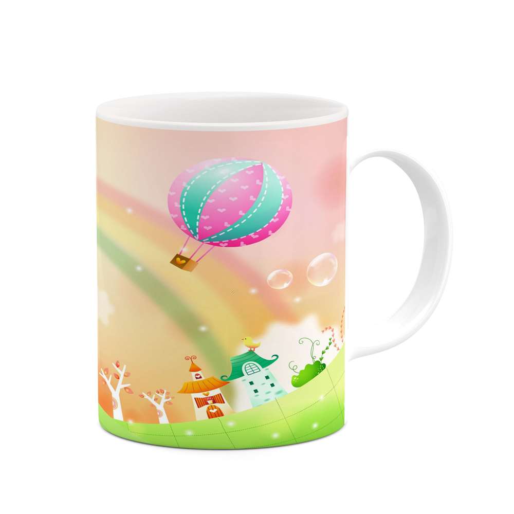 ماگ کاکتی طرح دنیای فانتزی مدل mgh18613