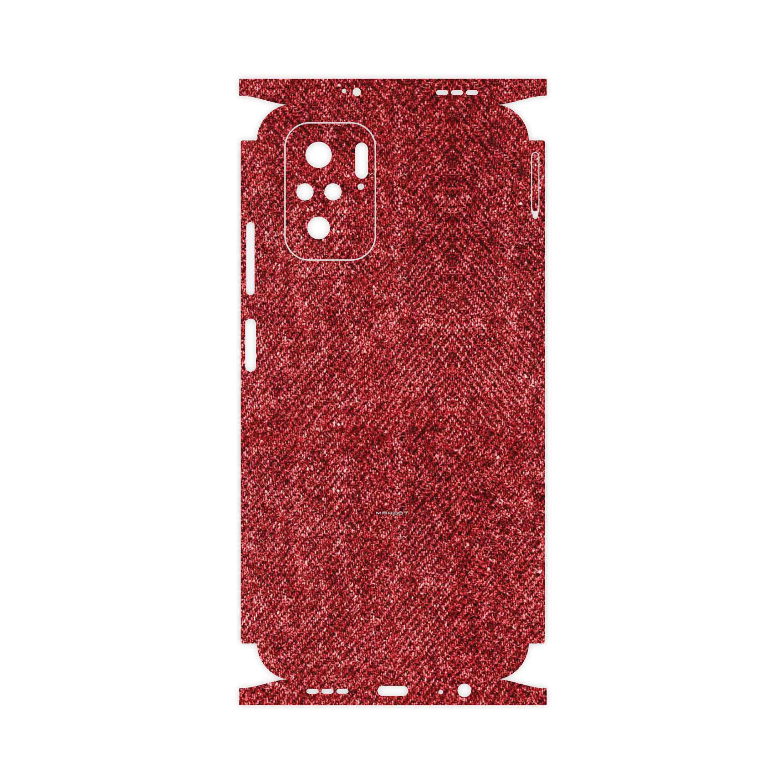برچسب پوششی ماهوت مدل Fabric Texture 4-FullSkin مناسب برای گوشی موبایل شیائومی Poco M5s